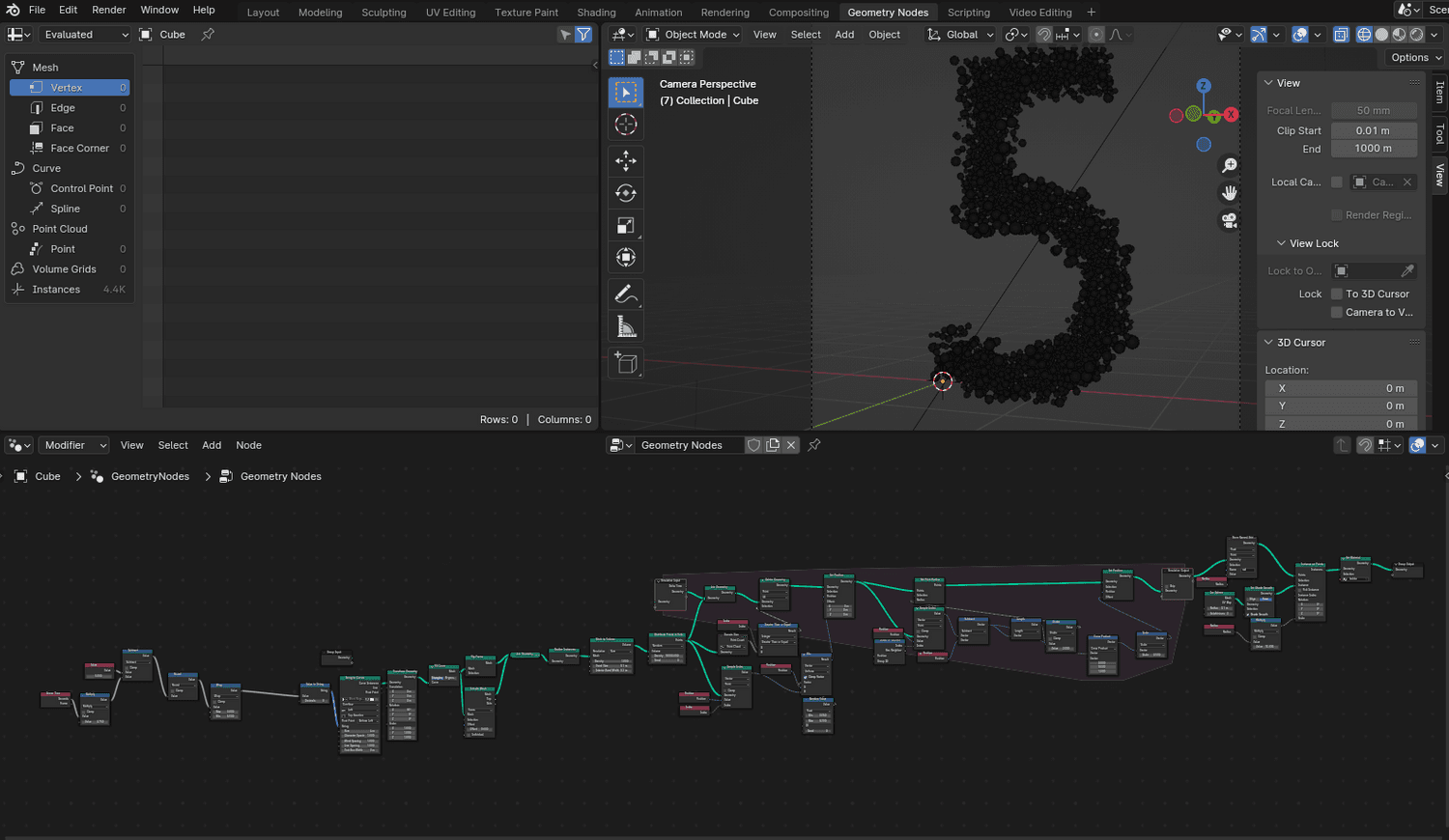 Process — Blender node tree